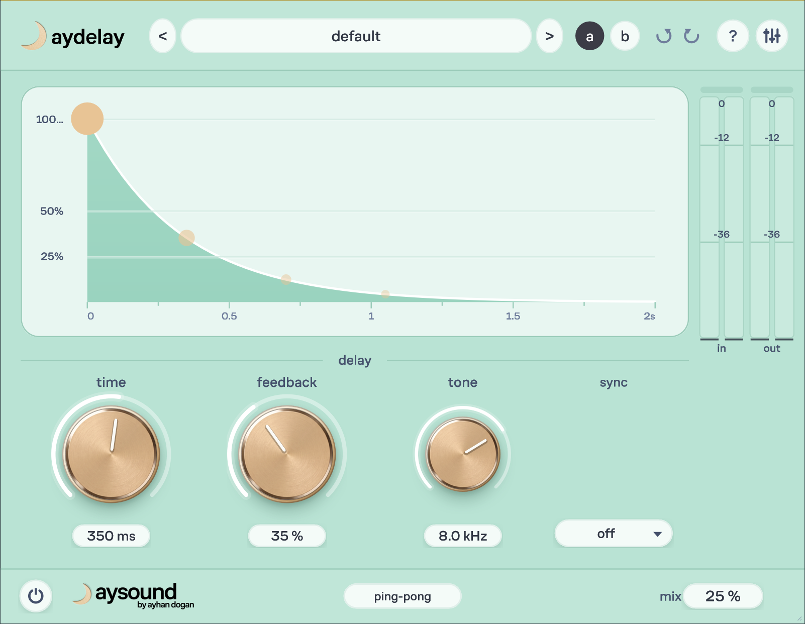 AyDelay user interface