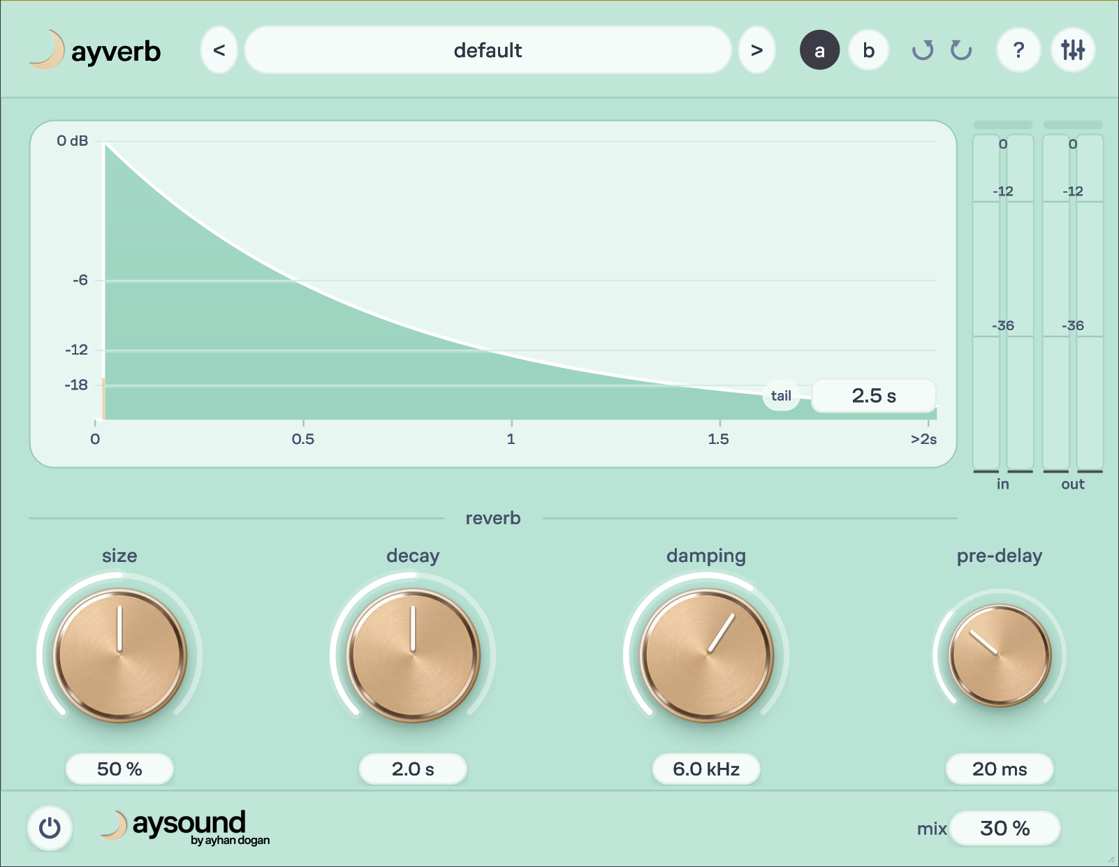 AyVerb user interface